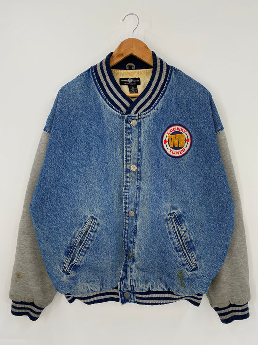 1996 LOONEY TUNES Size XL Vintage Denim Jacket  / A6298