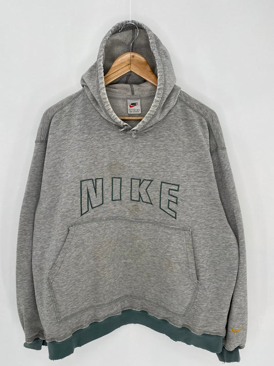 90’s NIKE Size L Damaged Vintage Hoodie Sweat-shirt / k7203