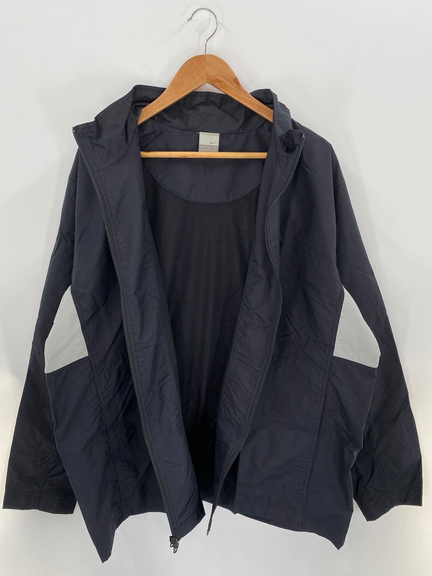00’ NIKE Size XL Vintage Zip-up Nylon Jacket/ k3327