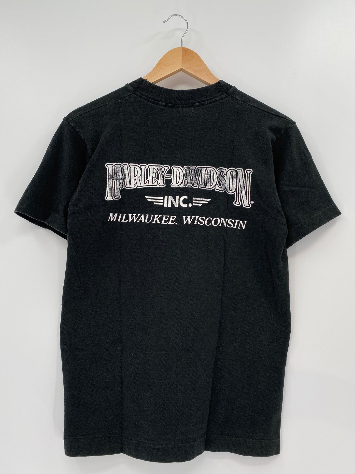 90's HARLEY DAVIDSON MADE IN USA Size S Vintage T-Shirts / K1505