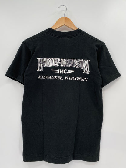 90's HARLEY DAVIDSON MADE IN USA Size S Vintage T-Shirts / K1505