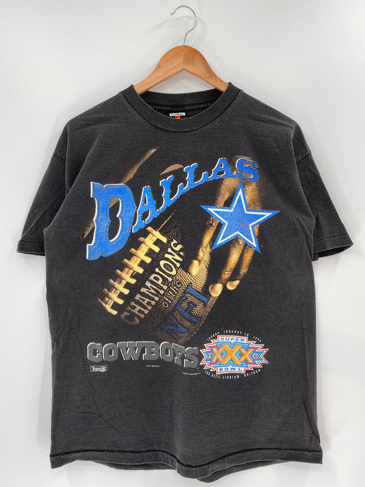 1995' DALLAS COWBOYS Made in USA Size L Vintage NFL T-Shirt / k1655