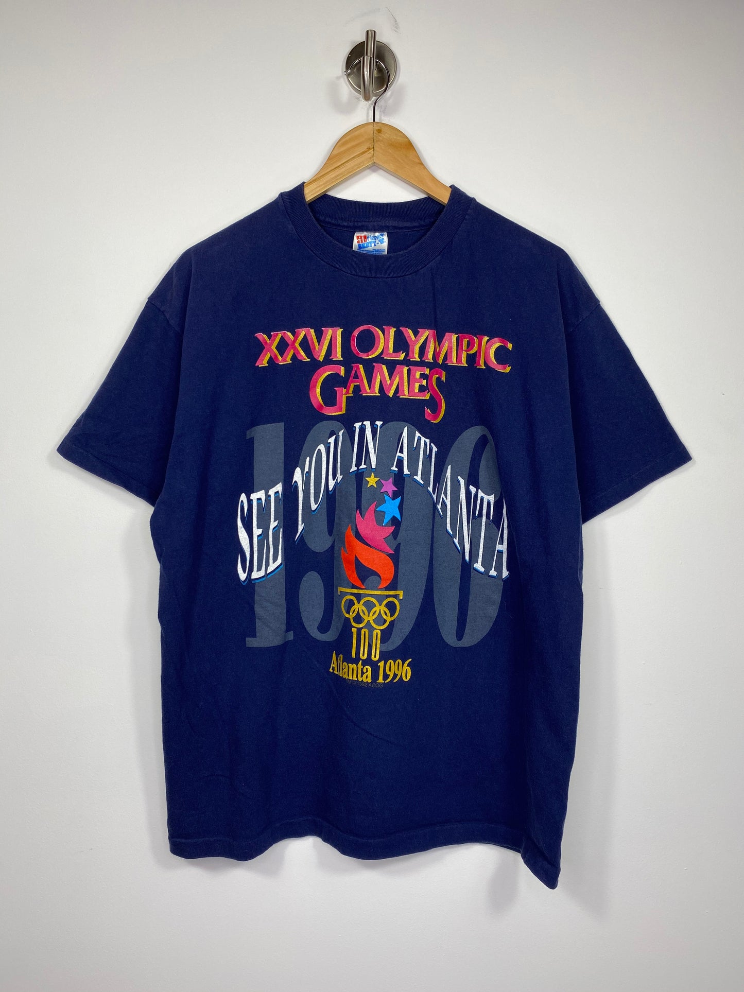 1996 Atlanta Olympic See You In Atlanta Made in USA T-Shirt / 4813