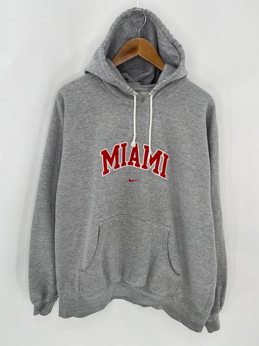 00' NIKE MIAMI Size XL Vintage Hoodie Sweat-shirt / 6638