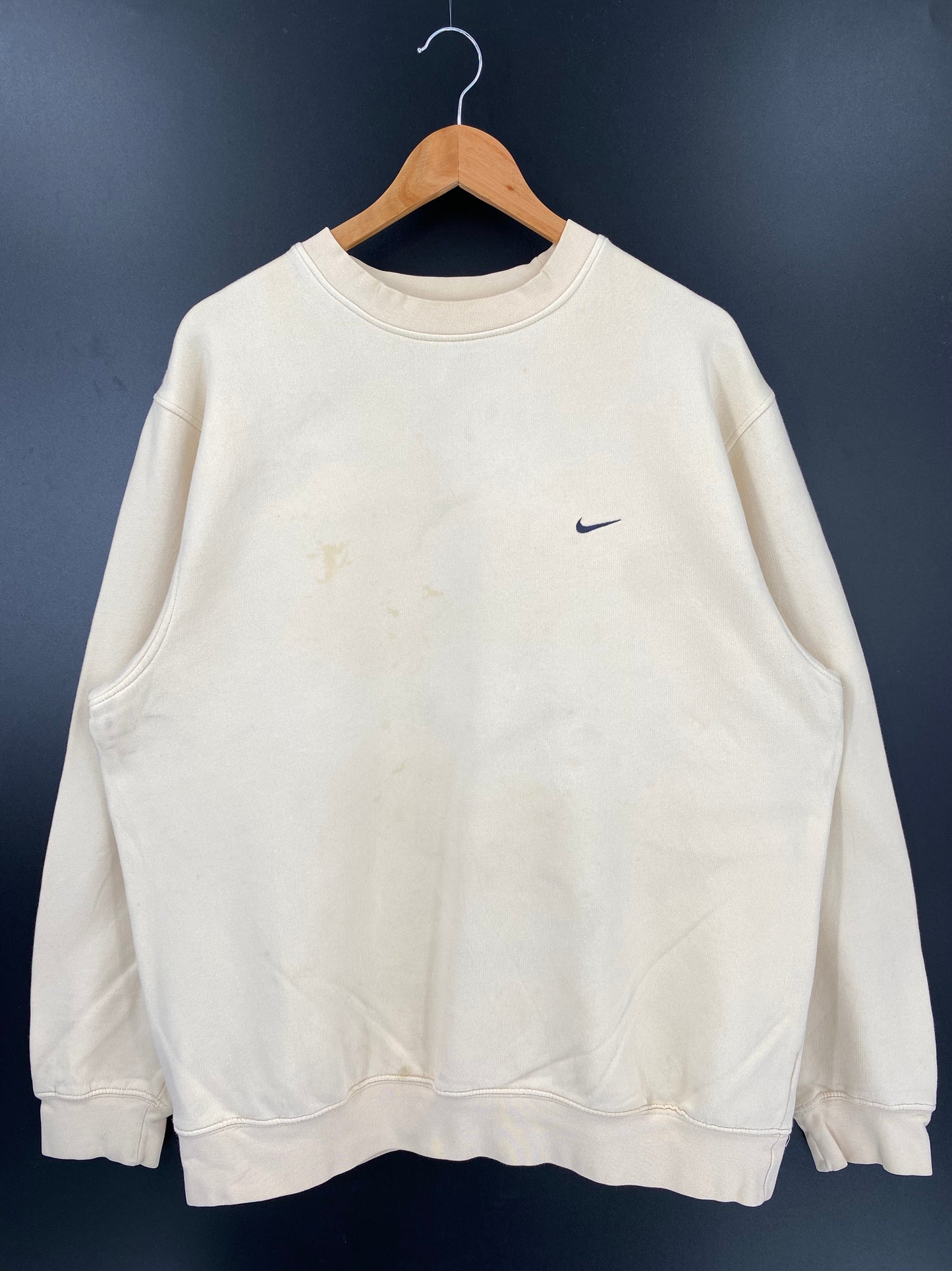 90's NIKE MINI SWOOSH Size XL Vintage Sweat-shirt / K2206