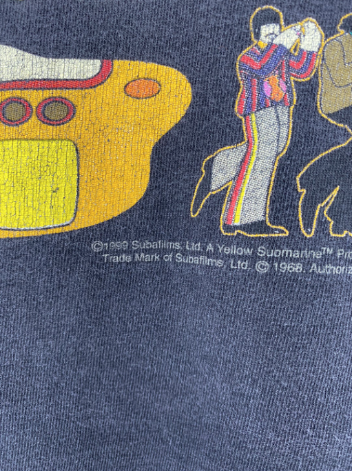 1999 THE BEATLES Size L Vintage Music T-shirt / E6485T