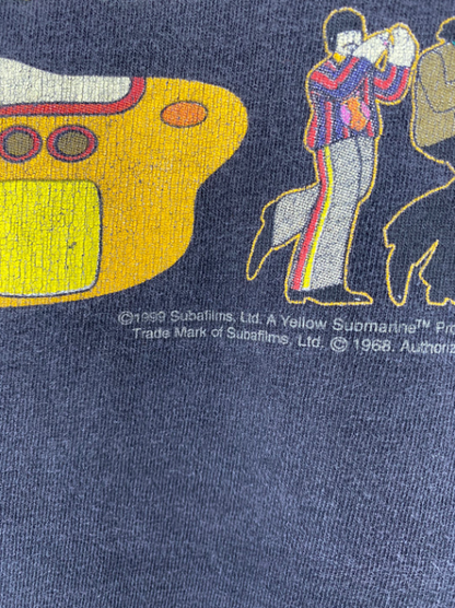 1999 THE BEATLES Size L Vintage Music T-shirt / E6485T