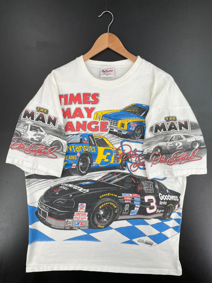 1996 NASCAR DALE EARNHARDT Made in USA Size XL Vintage Racing T-shirt / E6574T