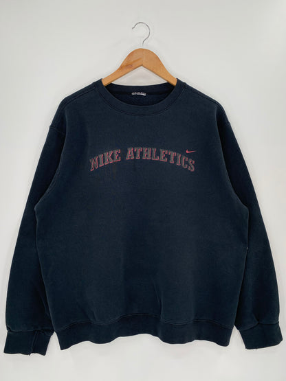 Vintage NIKE ATHLETICS Size No Tag (Approx.L) Sweat-shirt / 9654