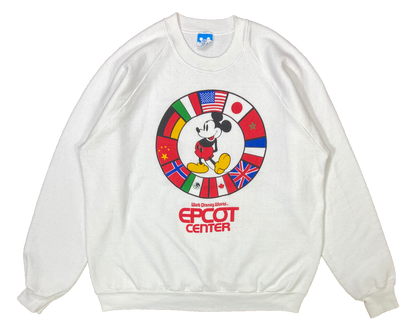 80's Vintage WDW EPCOT Center Made in USA Disney Sweat-Shirt / 2049