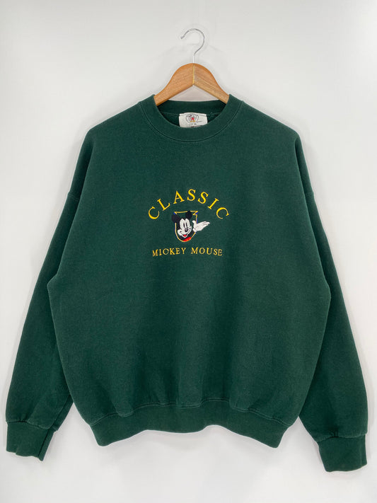 90’s DISNEY MICKEY Size XL Vintage Sweat-shirt / 8716