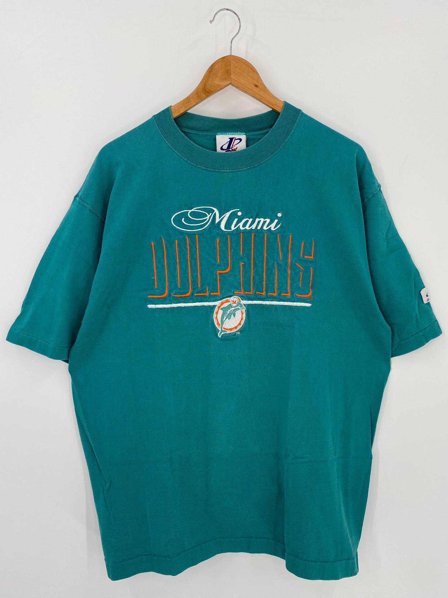90’s MIAMI DOLPHINS Size L Vintage NFL T-Shirt /  k317