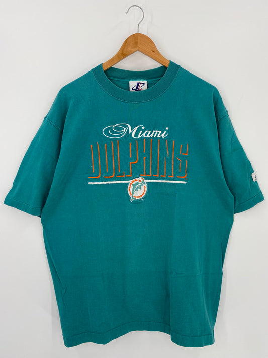 90’s MIAMI DOLPHINS Size L Vintage NFL T-Shirt /  k317