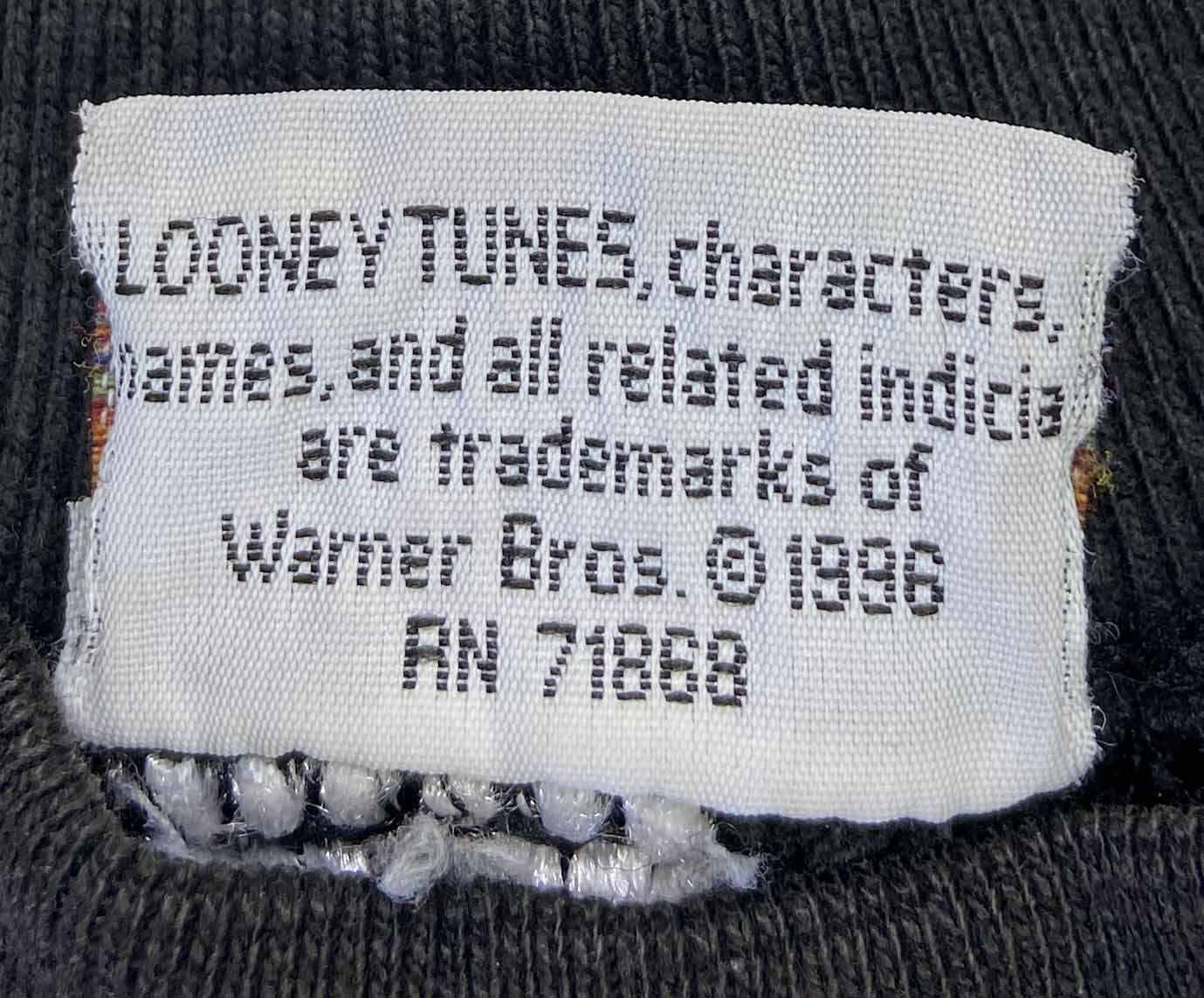 90's TAZ and Bugs Bunny Looney Tunes Vintage Sweat-Shirt / 2143