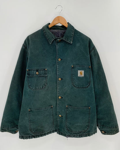 Vintage CARHARTT Size Approx.XL Duck Jacket / E3660J