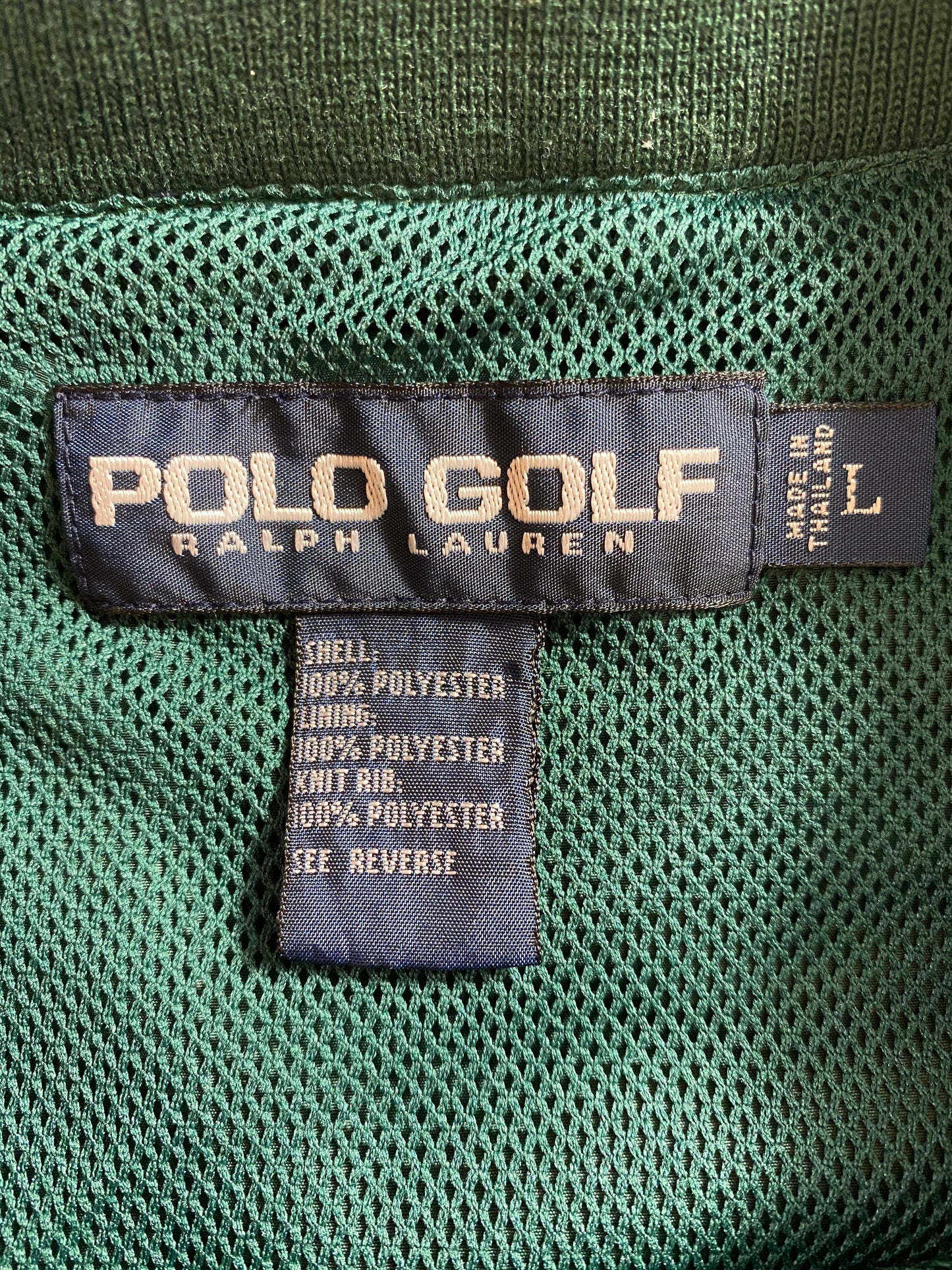 Vintage POLO GOLF RALPH LAUREN Size L Nylon Jacket / A9866