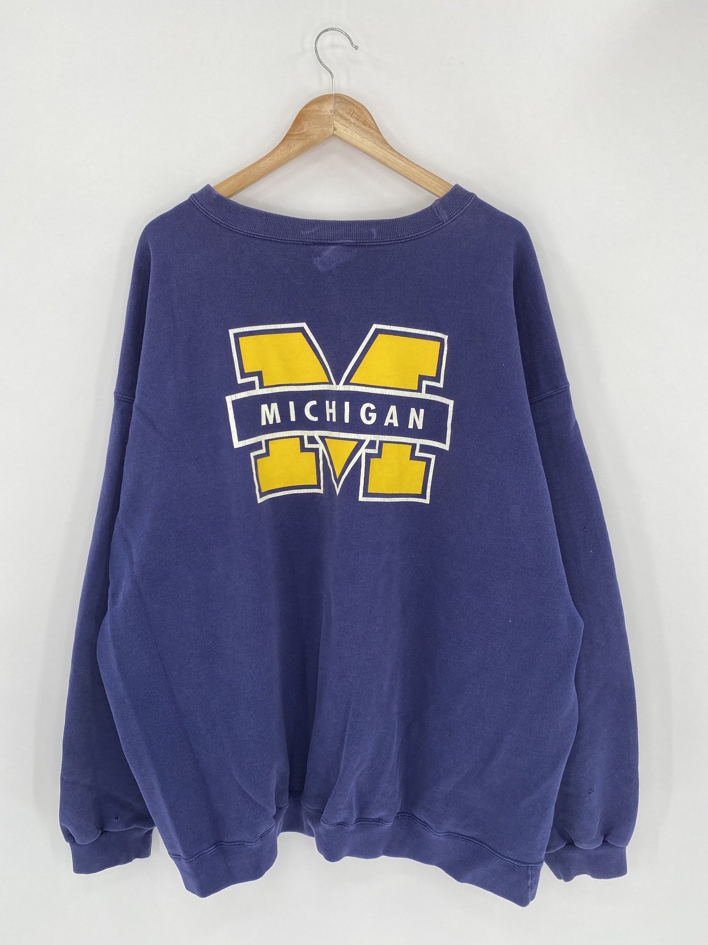 90’s NIKE MICHIGAN Size Approx.XXL Vintage Sweat-Shirt /K4769