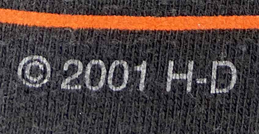 00' Harley Davidson Made in USA Vintage T-Shirts / 2180
