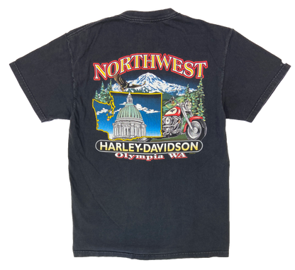 00' Harley Davidson Made in USA Vintage T-Shirts / 2180
