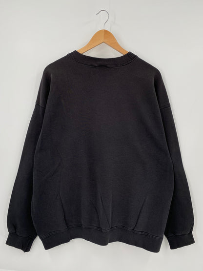 90’s NIKE MINI SWOOSH (No tag) Approx. Size L Vintage Sweat-Shirt / K3060