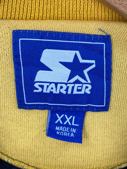 90's STARTER x IOWA HAWKEYES Size XXL Vintage College Sweat shirt / A8572