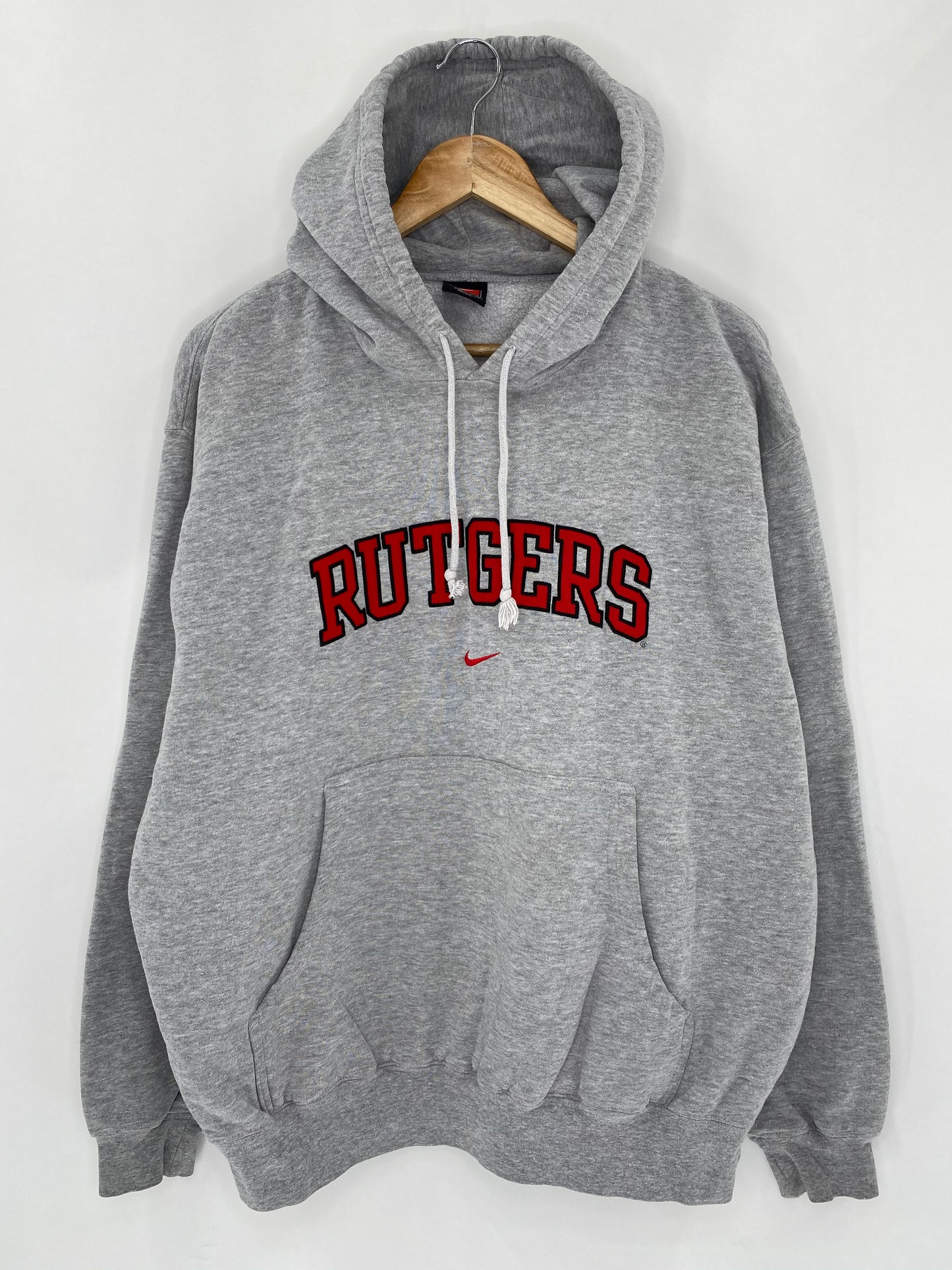 90’s NIKE RUTGERS Size L Vintage Hoodie Sweat-Shirt / 5782