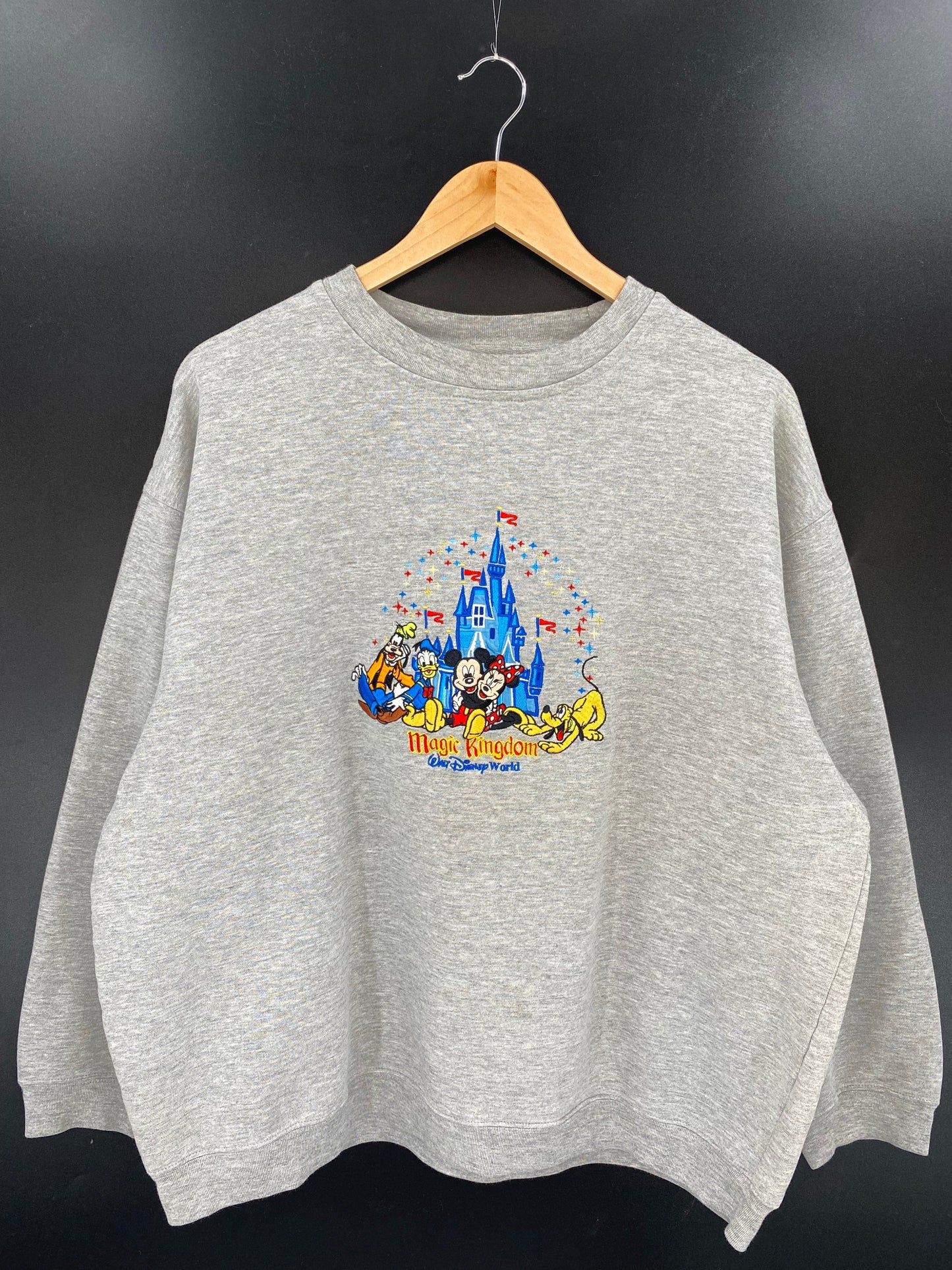90's DISNEY MAGIC KINGDOM Size XL Vintage Sweat-shirt / E5429S