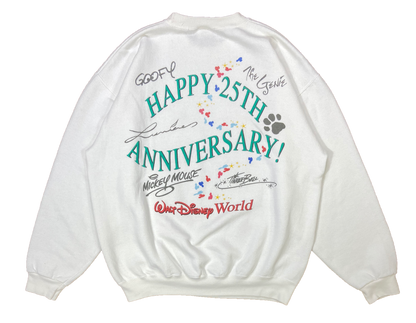 90's Walt Disney World 25th Anniversary Made in USA Sweat-Shirts / 2207