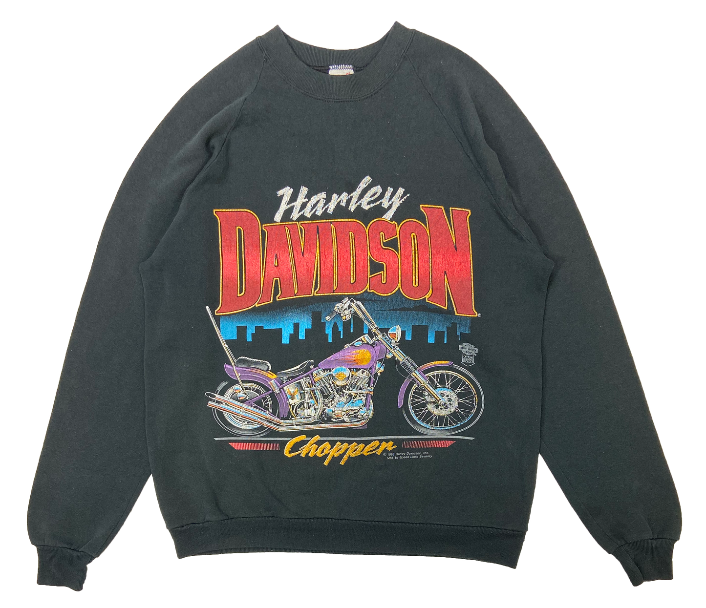80's Harley Davidson Made in USA Vintage Sweat-Shirts / 2241