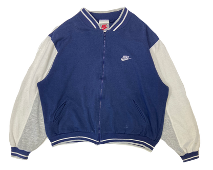 90's Nike Silver Tag Zip-Up Vintage Sweat-Shirt / 2255