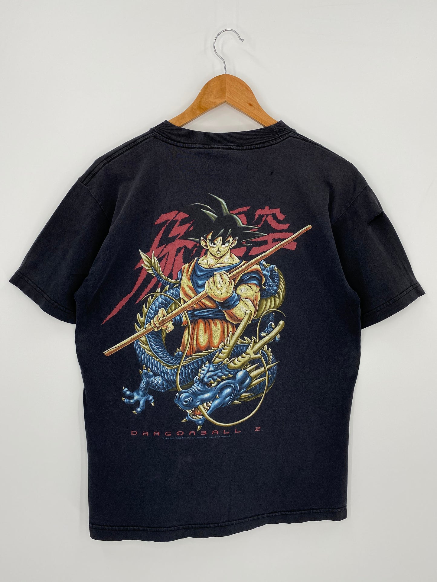 1998 DRAGONBALL Z GOKU Made in USA Size M Vintage T-Shirt / K973