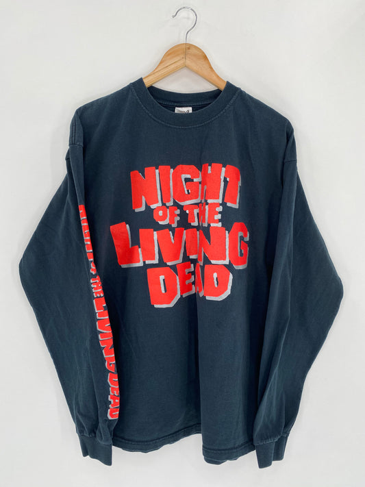 2001 NIGHT OF THE LIVING DEAD Size XL Vintage Long Sleeve T-Shirt / 5495