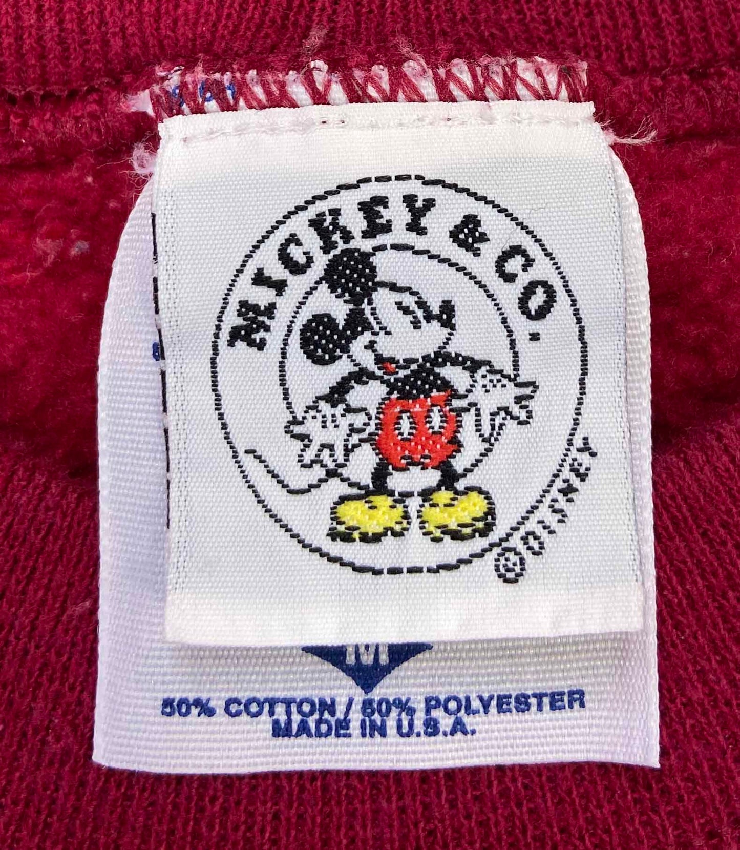 90's Vintage Mickey Mouse Disney Made in USA Sweat-Shirt / 2332