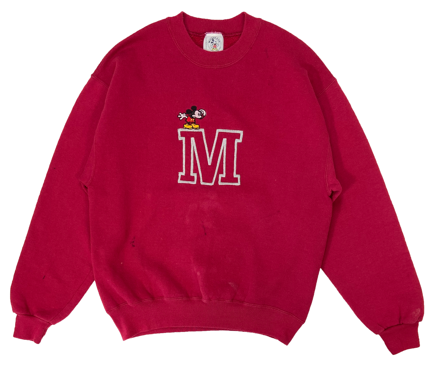 90's Vintage Mickey Mouse Disney Made in USA Sweat-Shirt / 2332