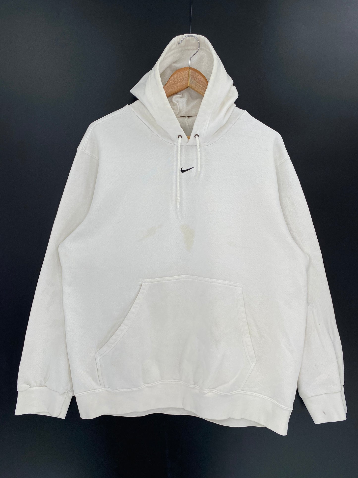 90’s NIKE Center Swoosh Size L Vintage Hoodie Sweat-shirt / 8458