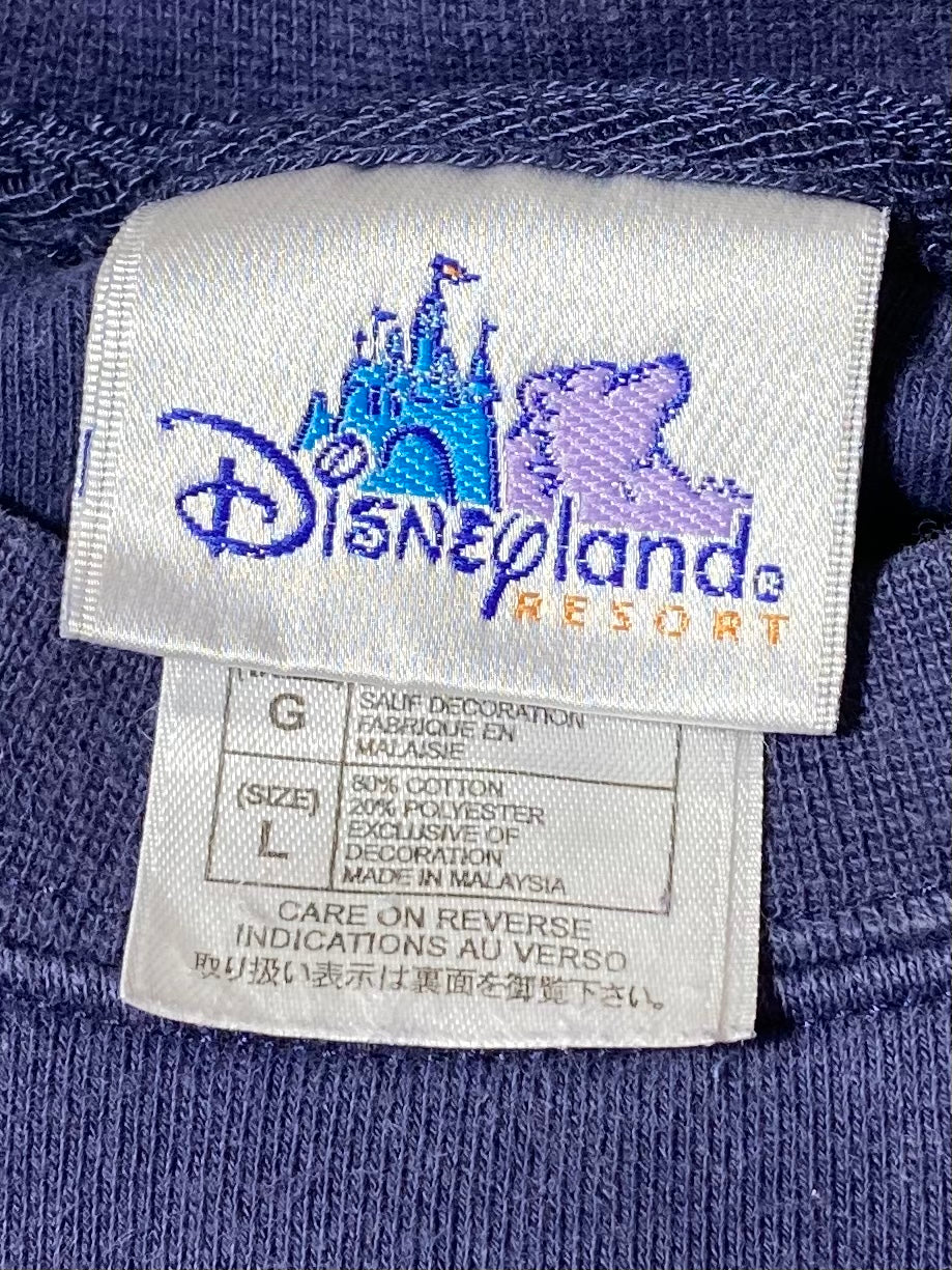 00' FIFTY YEARS DISNEYLAND RESORT Size L Vintage Sweat-shirt / 8842