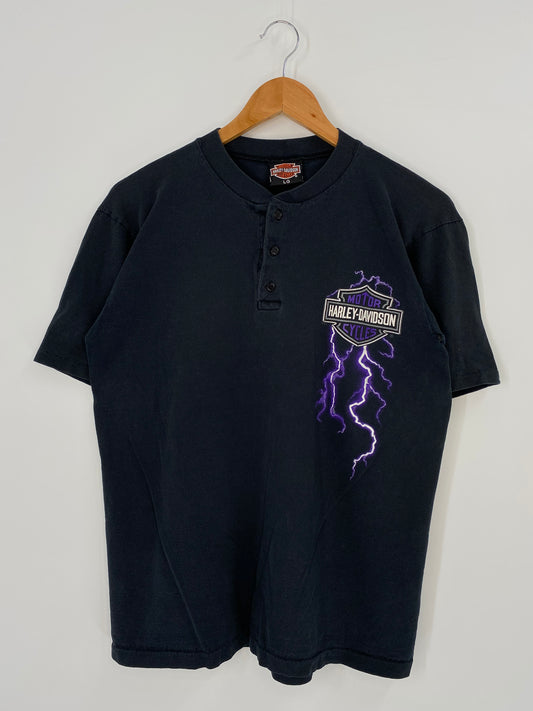 Vintage HARLEY DAVIDSON Size L T-Shirts / K3913