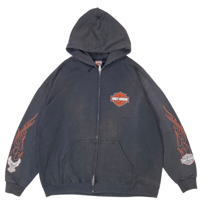 00's Harley Davidson Vintage Hoodie Sweat-Shirts / 2398
