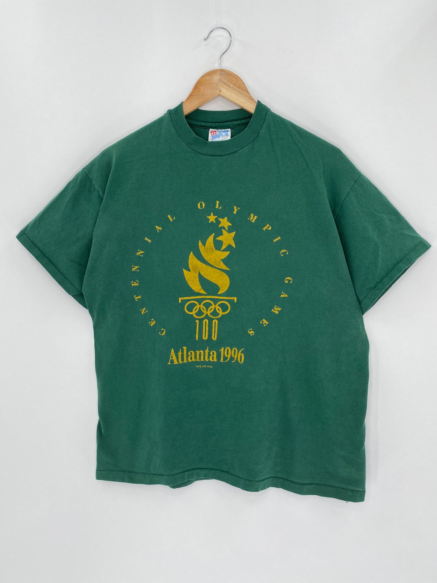1996 Atlanta Olympic Made in USA Size L Vintage T-Shirt / 5611