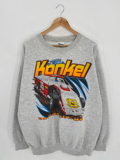 Vintage KONKEL x SpongeBob Size XL Racing Sweat-shirt  / 6139