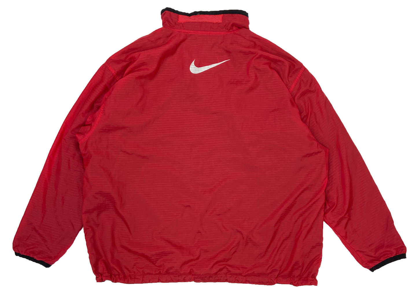 90's Vintage Nike Reversible Nylon / Fleece Half-Zip Jacket / 2496