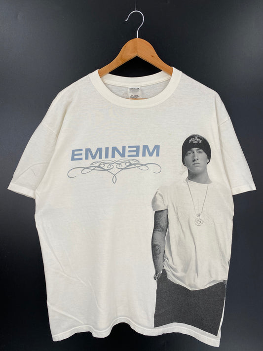 2005 EMINEM TOUR Size L Vintage Music T-Shirts / K2399