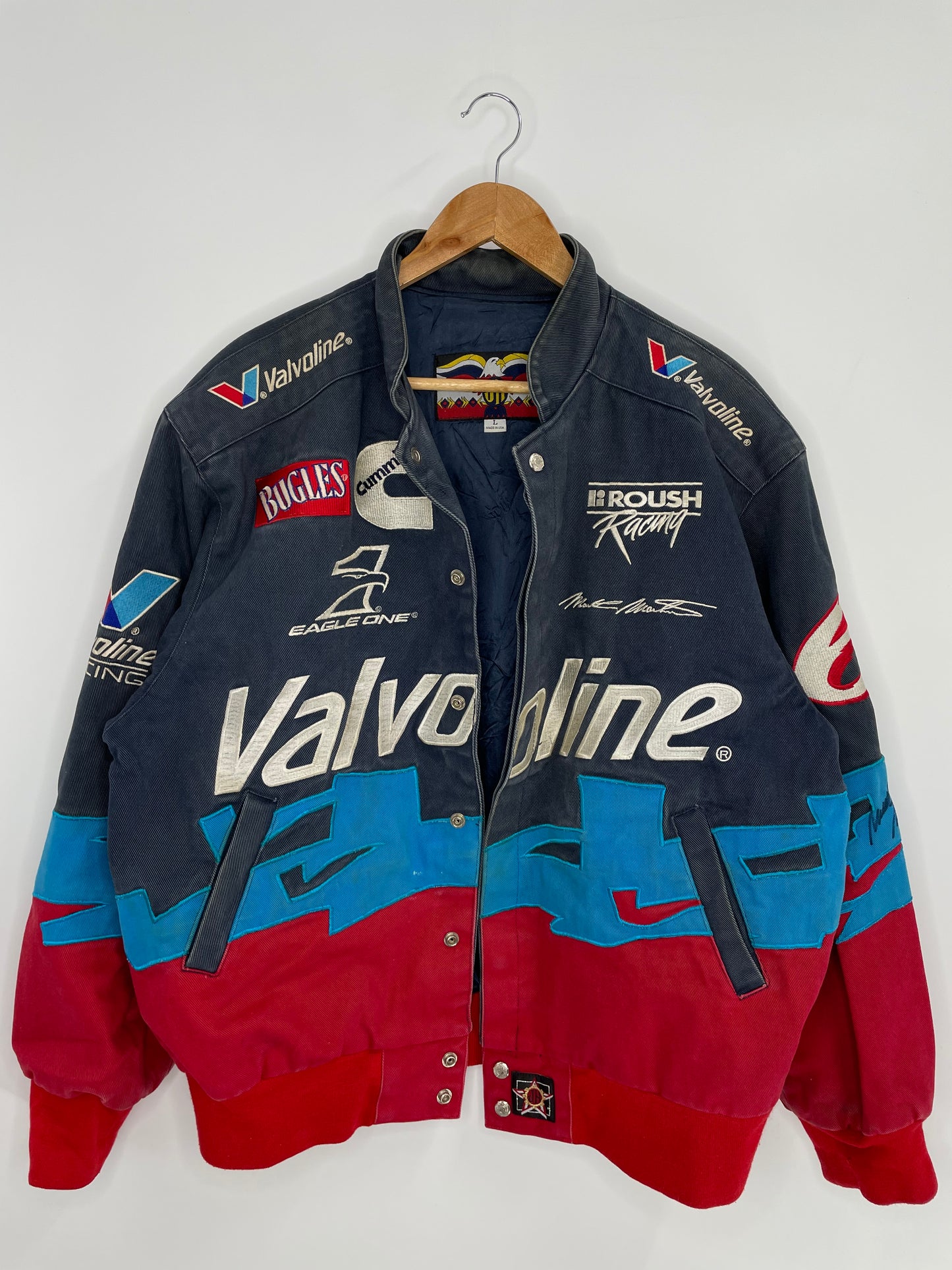 Vintage VALVOLINE Size L Racing Sweat-shirt / k440