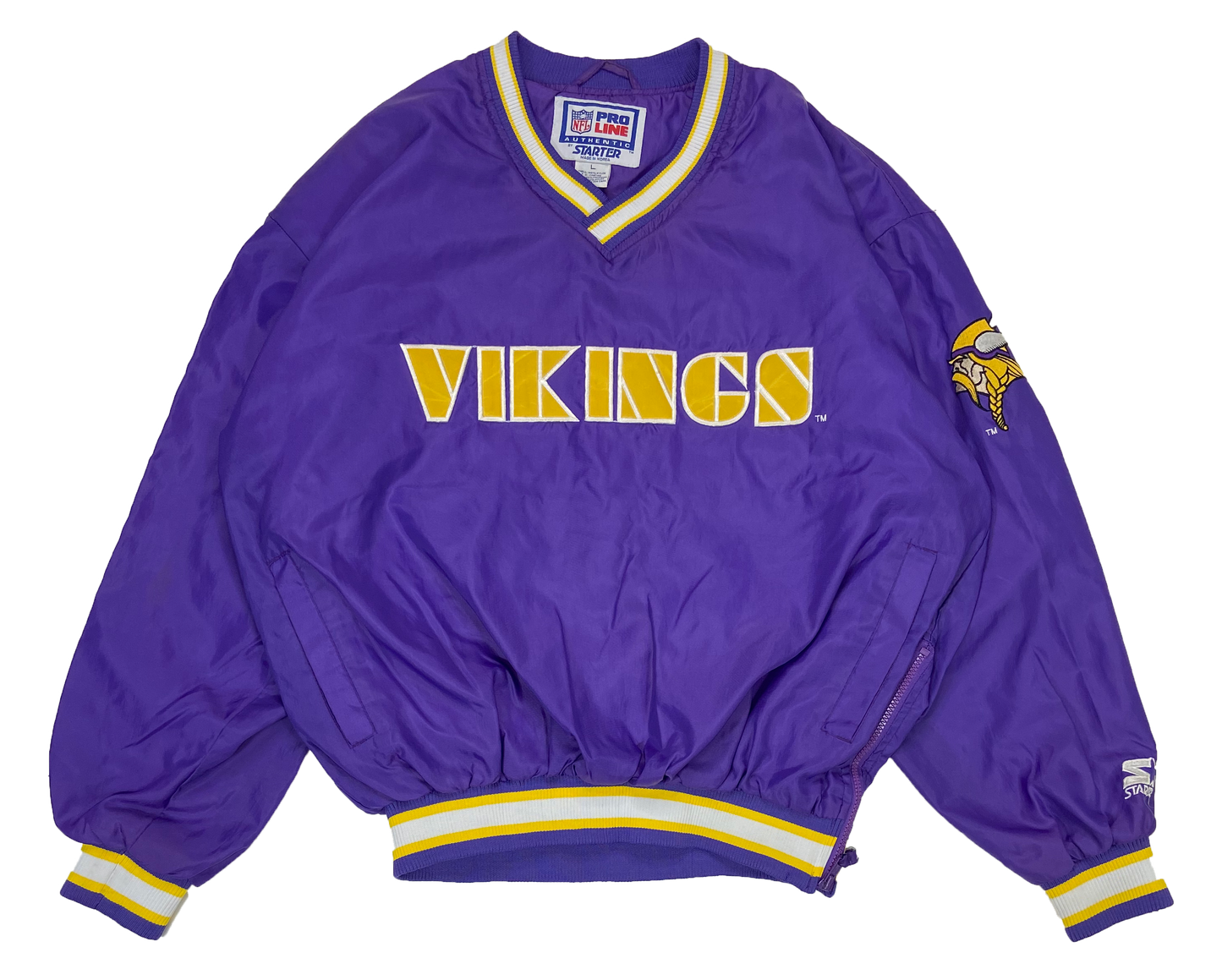 90's Vintage Starter Vikings Nylon Jacket / 2513