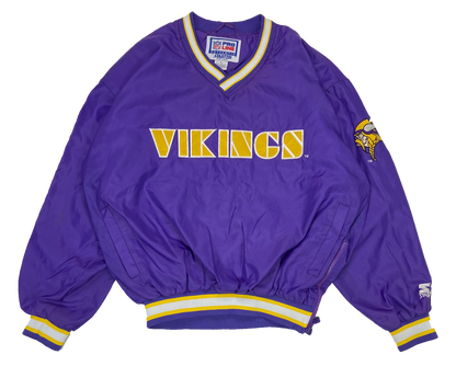 90's Vintage Starter Vikings Nylon Jacket / 2513