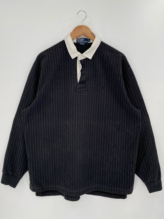 90's Polo Sports Ralph Lauren Size XL Vintage Rugby-Shirt / 9353