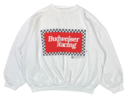 90's Vintage Budweiser Made in USA Racing Sweat-Shirts / 2531