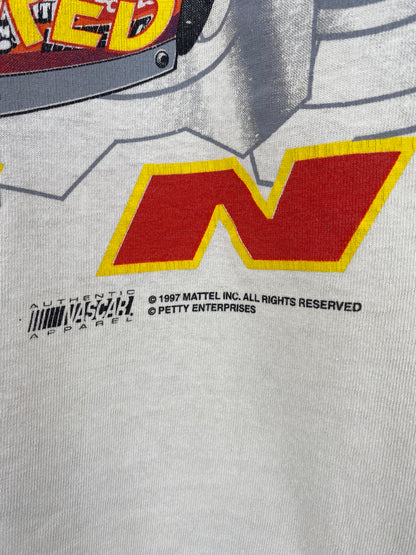 1997' NASCAR KYLE PETTY Size No tag (Approx.XXL) Vintage Racing T-Shirt / K2250