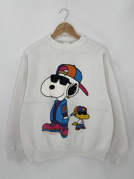 80's SNOOPY Size M Vintage Sweat-shirt/ K5152
