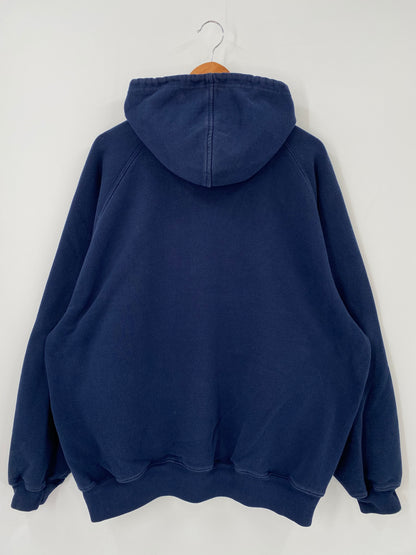 00' NIKE INDIANA Size XL Vintage Hoodie Sweat-Shirt / K4051